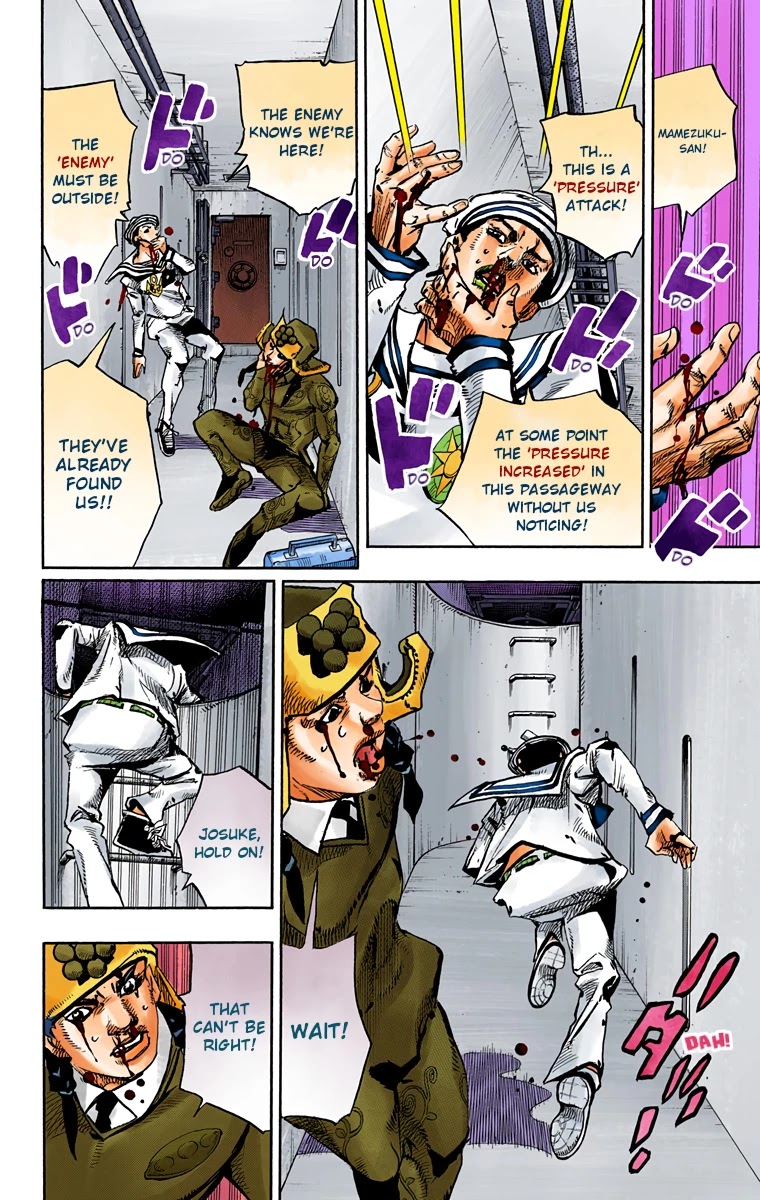 JoJo's Bizarre Adventure Part 8 - JoJolion (Official Colored) Chapter 74 page 16 - Chapter 74: Ozone Baby's Pressure Part 2