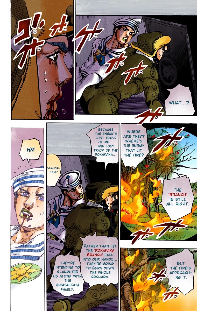 JoJo's Bizarre Adventure Part 8 - JoJolion (Official Colored) Chapter 74 page 19 - Chapter 74: Ozone Baby's Pressure Part 2