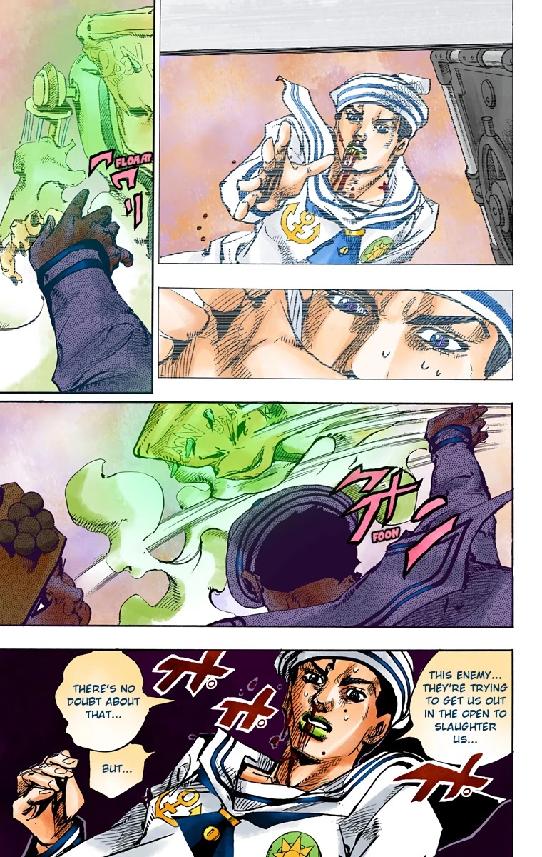 JoJo's Bizarre Adventure Part 8 - JoJolion (Official Colored) Chapter 74 page 20 - Chapter 74: Ozone Baby's Pressure Part 2