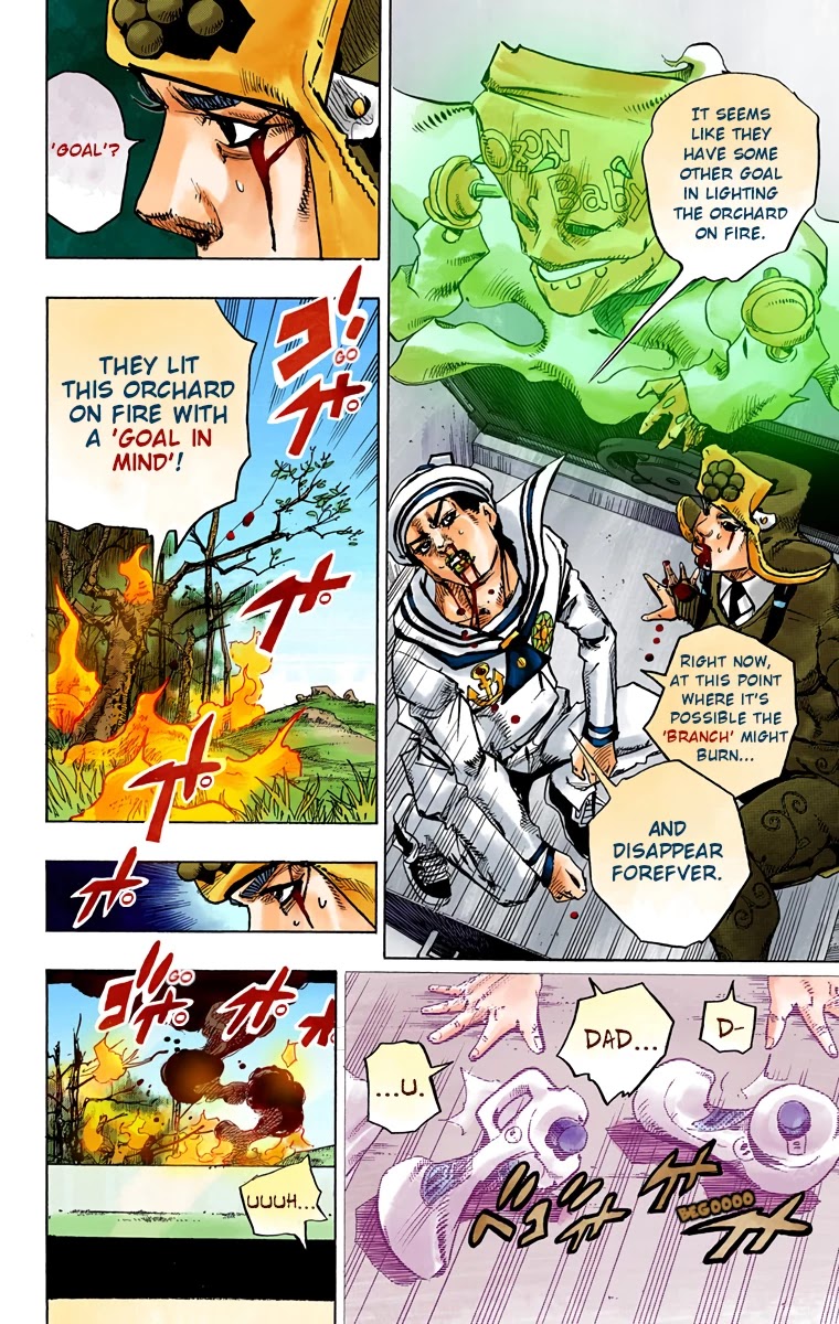 JoJo's Bizarre Adventure Part 8 - JoJolion (Official Colored) Chapter 74 page 21 - Chapter 74: Ozone Baby's Pressure Part 2