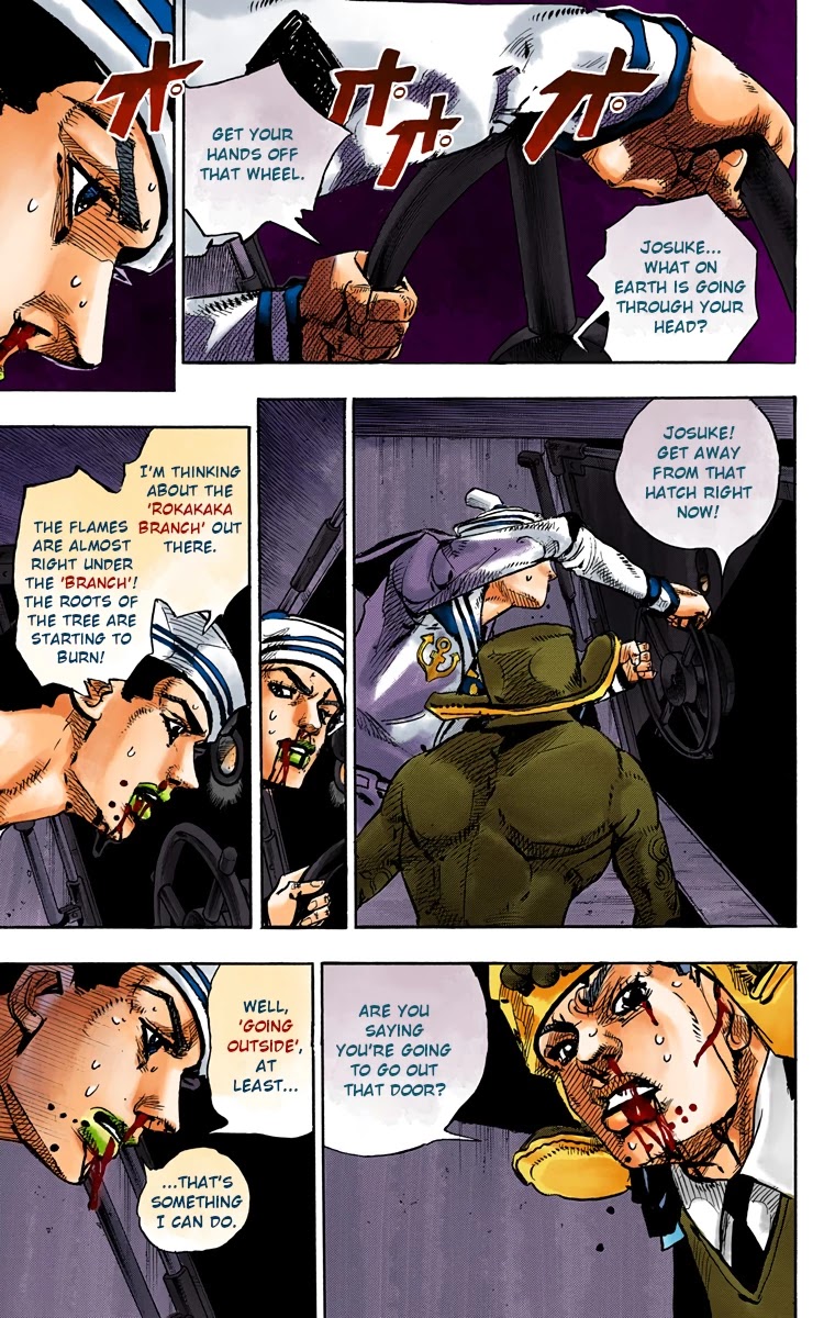 JoJo's Bizarre Adventure Part 8 - JoJolion (Official Colored) Chapter 74 page 24 - Chapter 74: Ozone Baby's Pressure Part 2