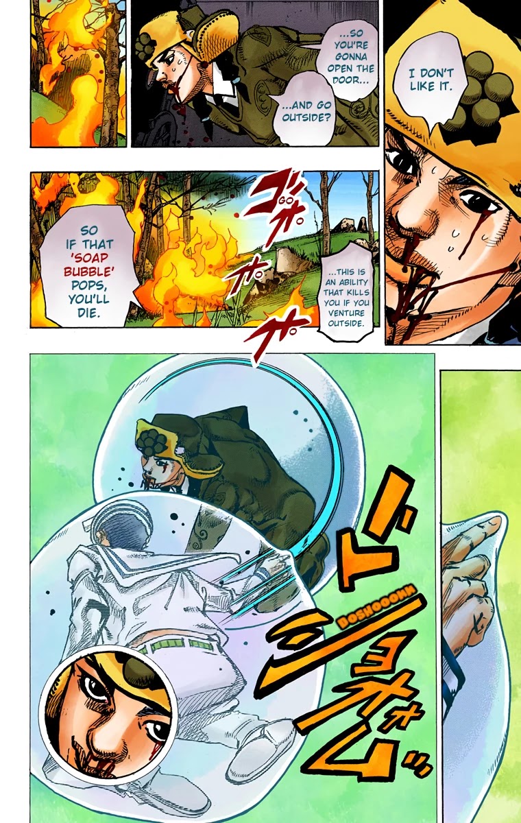 JoJo's Bizarre Adventure Part 8 - JoJolion (Official Colored) Chapter 74 page 28 - Chapter 74: Ozone Baby's Pressure Part 2