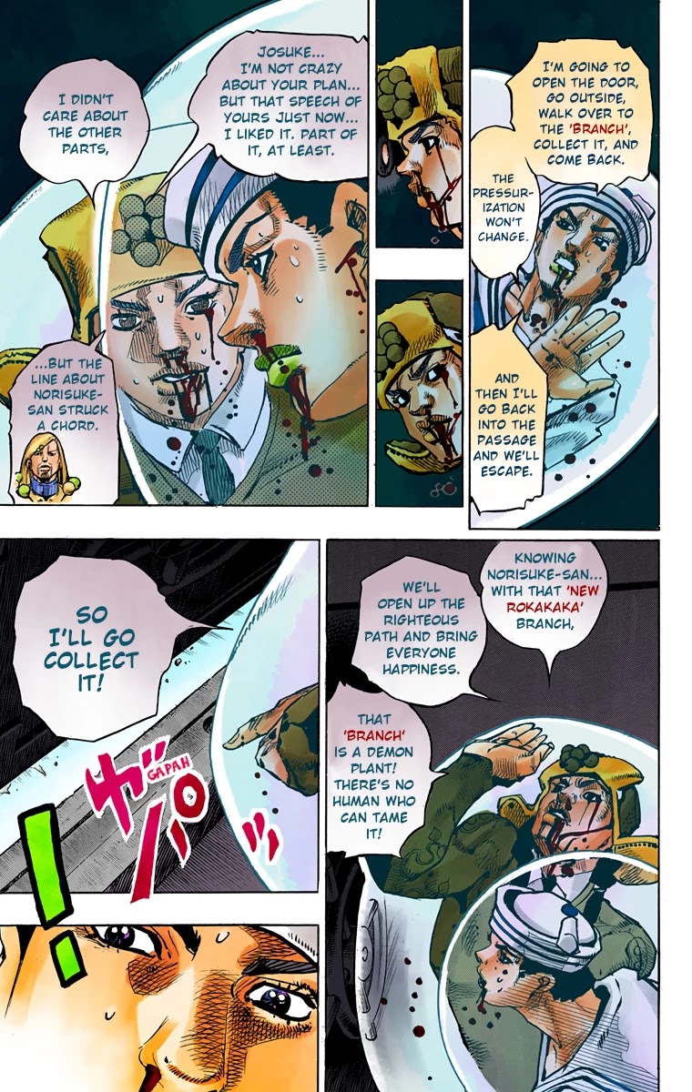 JoJo's Bizarre Adventure Part 8 - JoJolion (Official Colored) Chapter 74 page 29 - Chapter 74: Ozone Baby's Pressure Part 2