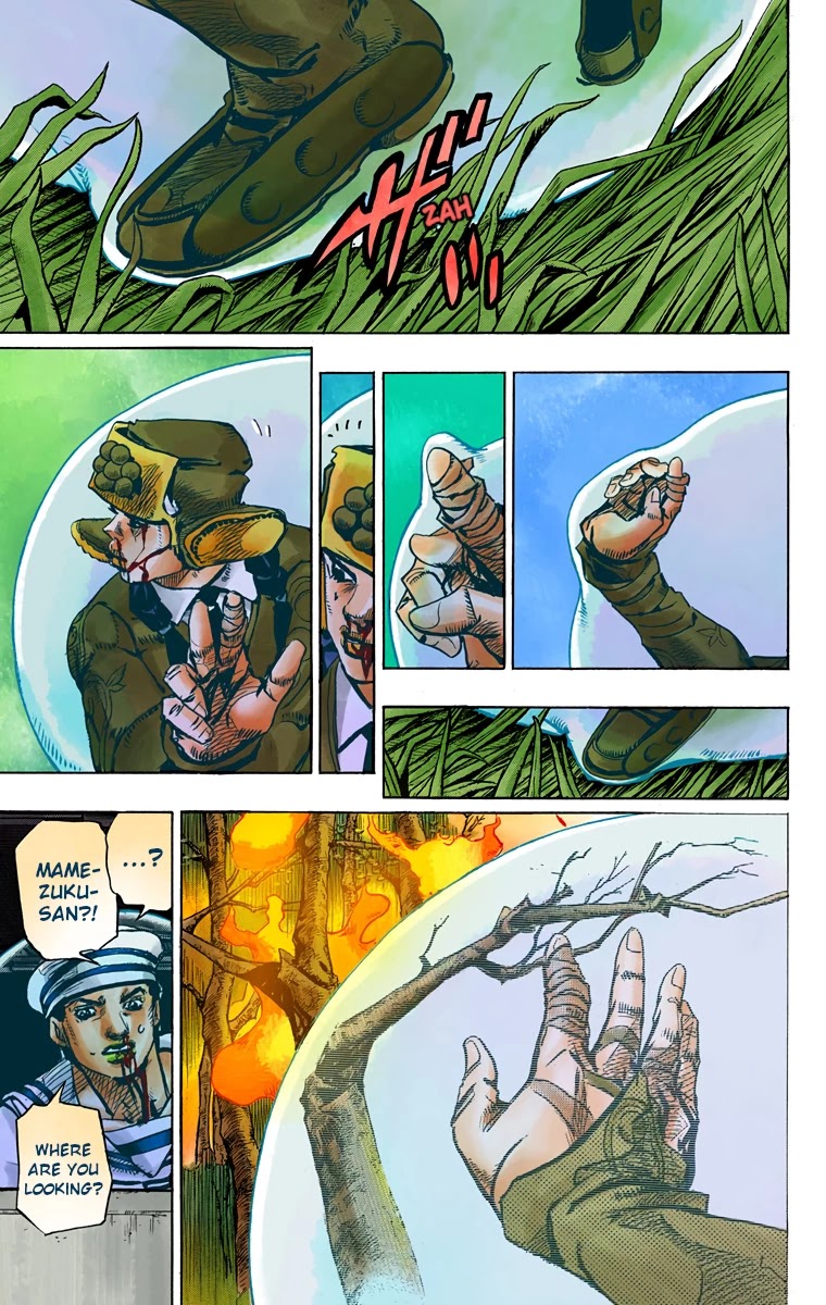 JoJo's Bizarre Adventure Part 8 - JoJolion (Official Colored) Chapter 74 page 34 - Chapter 74: Ozone Baby's Pressure Part 2