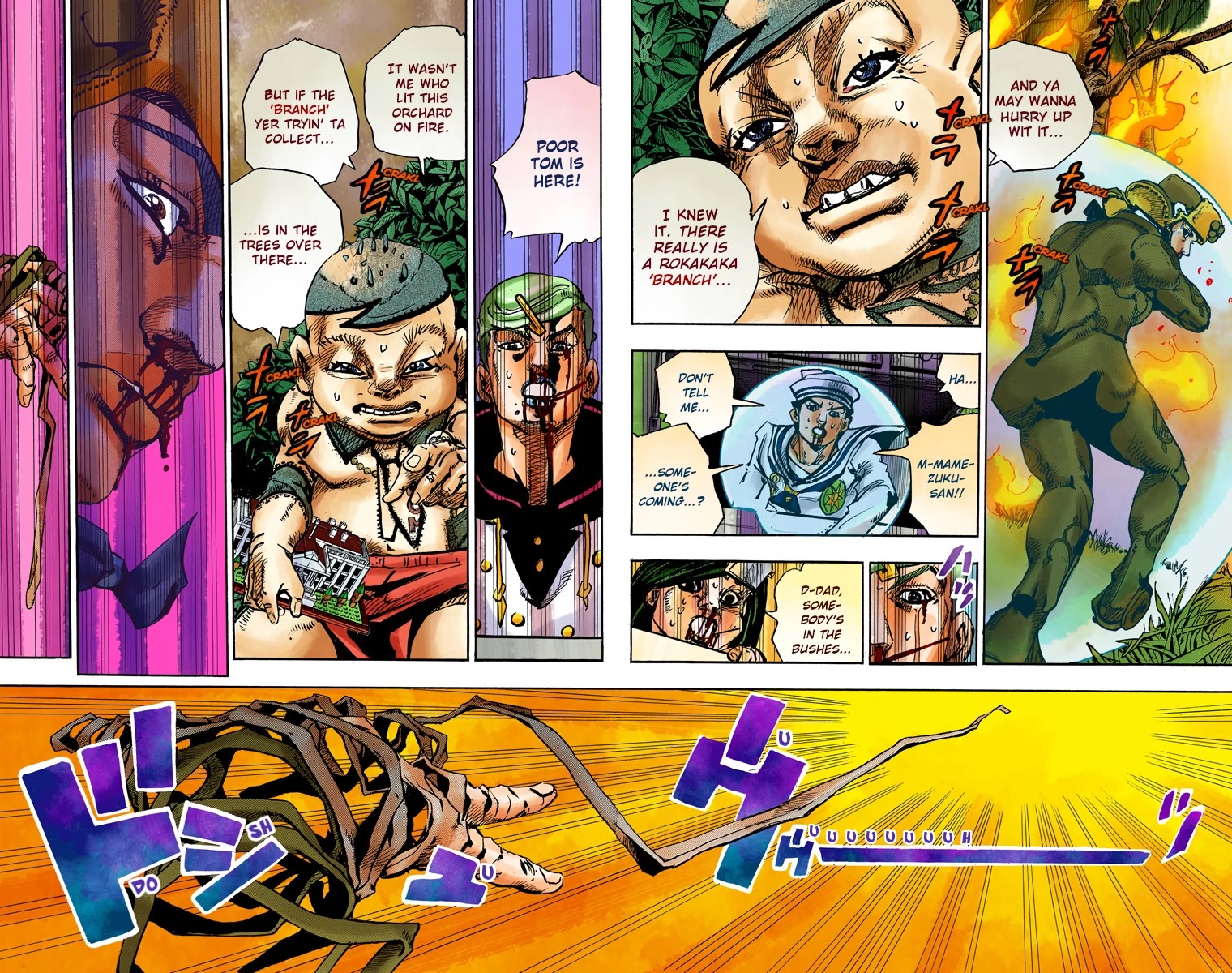 JoJo's Bizarre Adventure Part 8 - JoJolion (Official Colored) Chapter 74 page 37 - Chapter 74: Ozone Baby's Pressure Part 2