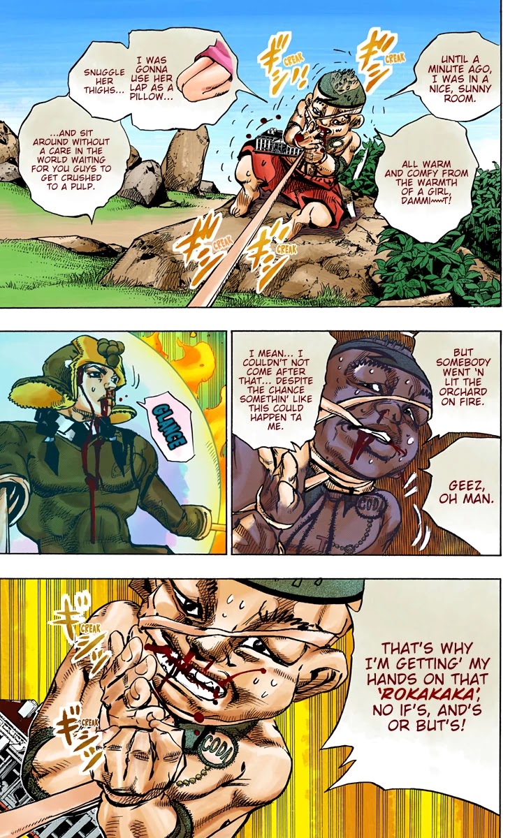 JoJo's Bizarre Adventure Part 8 - JoJolion (Official Colored) Chapter 75 page 10 - Chapter 75: Ozone Baby's Pressure Part 3