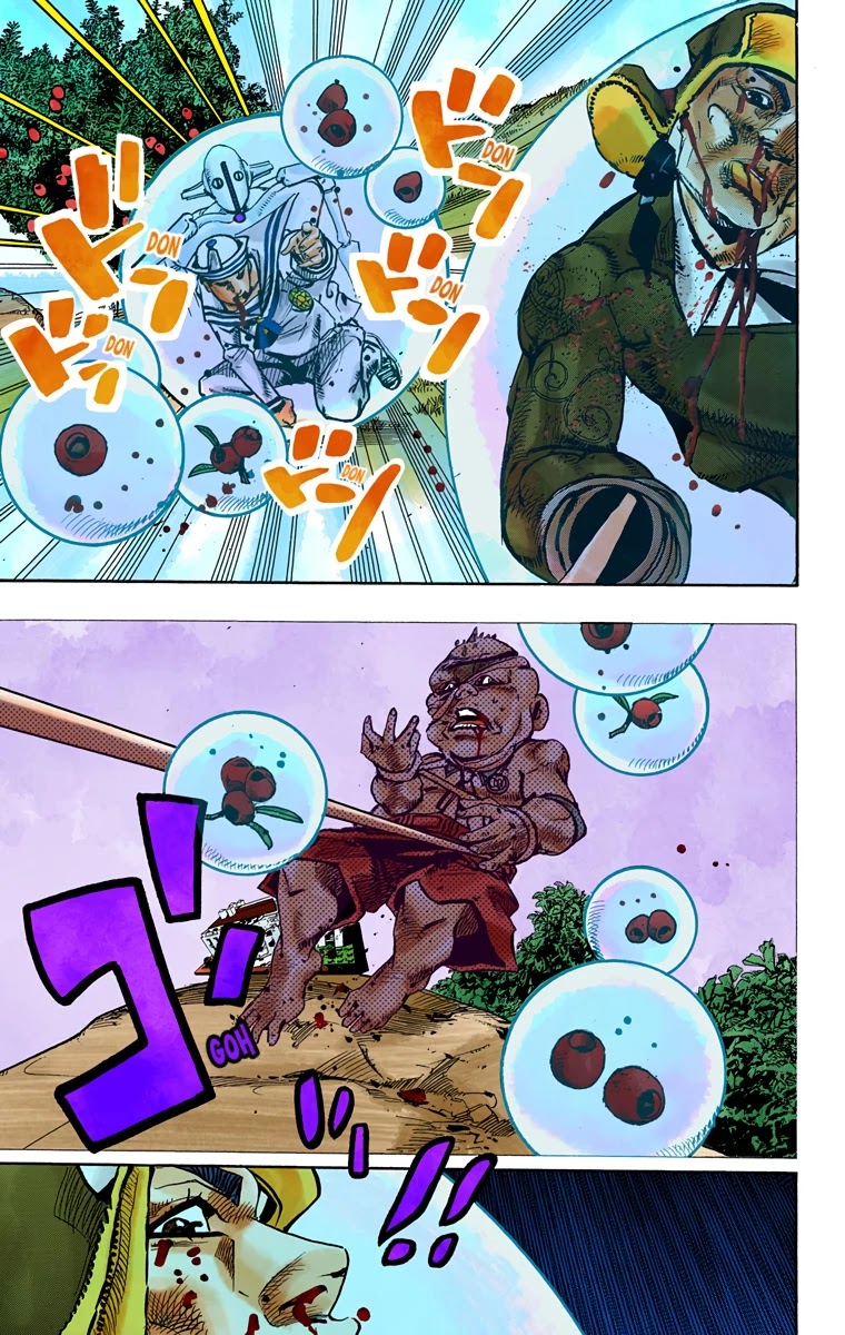 JoJo's Bizarre Adventure Part 8 - JoJolion (Official Colored) Chapter 75 page 14 - Chapter 75: Ozone Baby's Pressure Part 3