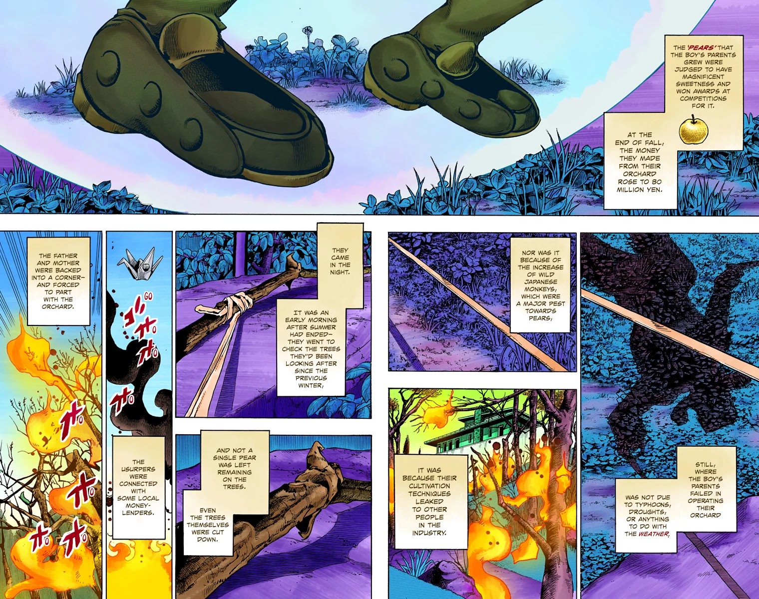 JoJo's Bizarre Adventure Part 8 - JoJolion (Official Colored) Chapter 75 page 2 - Chapter 75: Ozone Baby's Pressure Part 3