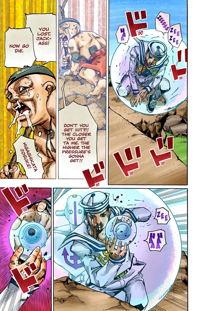 JoJo's Bizarre Adventure Part 8 - JoJolion (Official Colored) Chapter 75 page 30 - Chapter 75: Ozone Baby's Pressure Part 3
