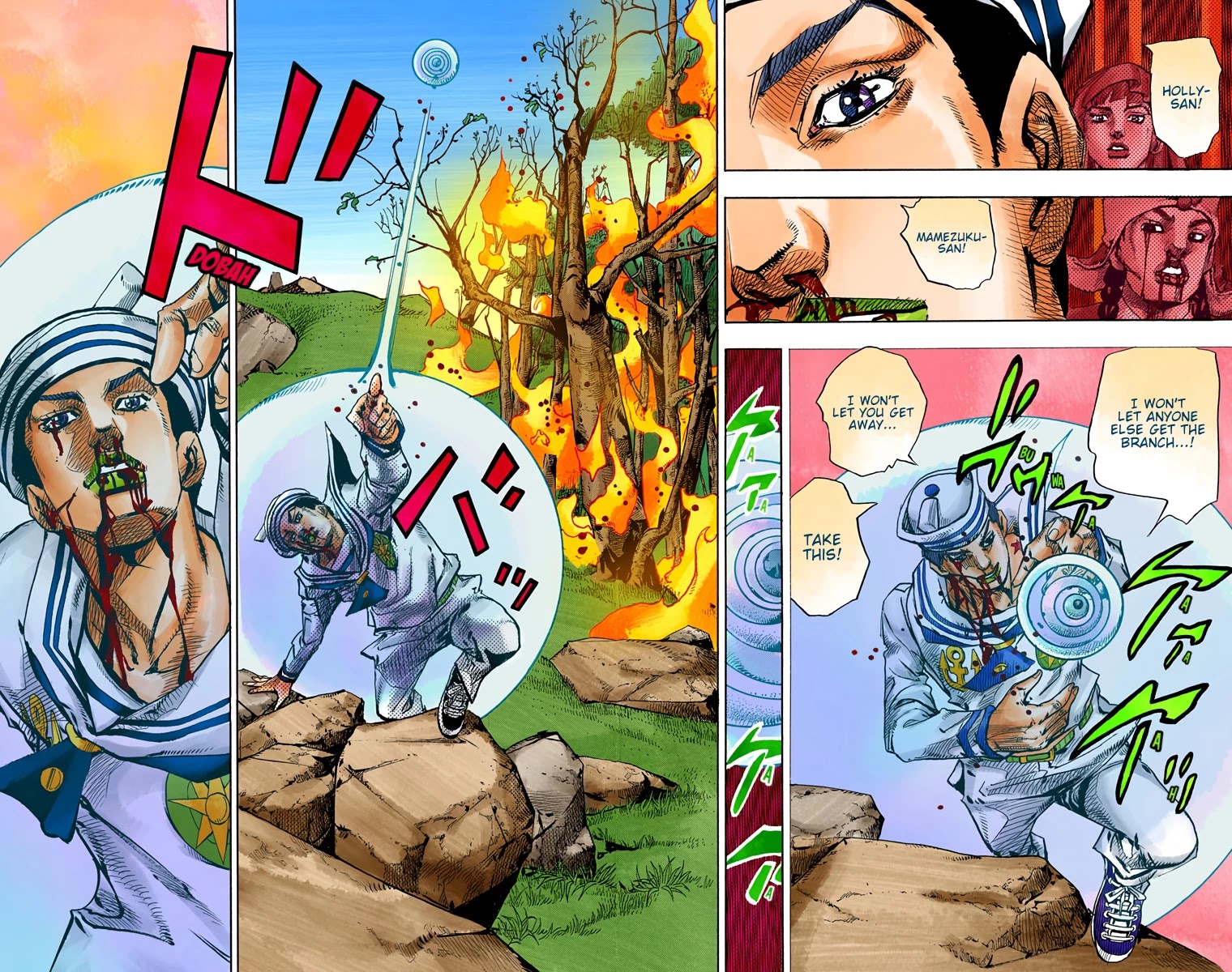 JoJo's Bizarre Adventure Part 8 - JoJolion (Official Colored) Chapter 75 page 31 - Chapter 75: Ozone Baby's Pressure Part 3