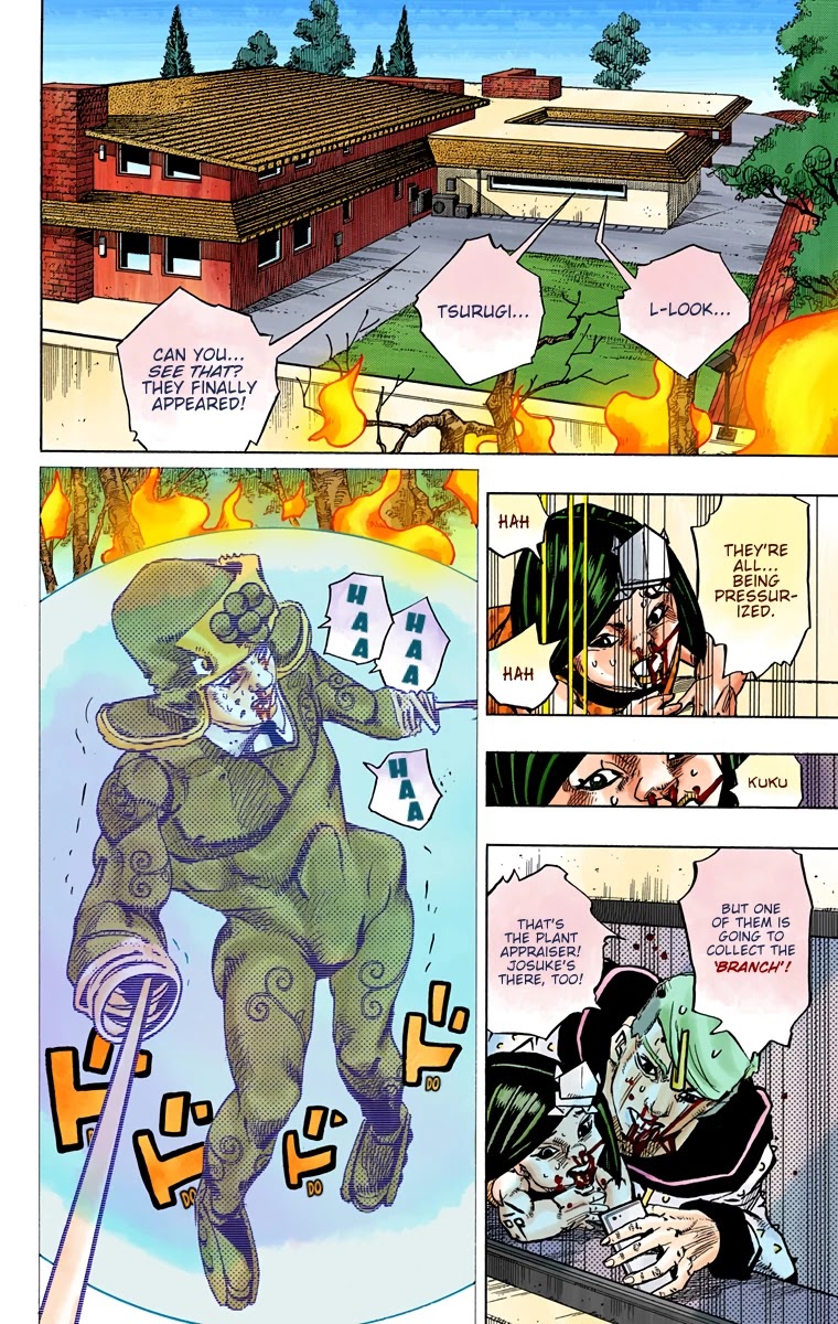 JoJo's Bizarre Adventure Part 8 - JoJolion (Official Colored) Chapter 75 page 7 - Chapter 75: Ozone Baby's Pressure Part 3