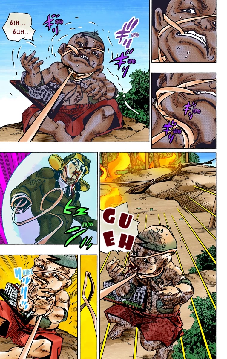 JoJo's Bizarre Adventure Part 8 - JoJolion (Official Colored) Chapter 75 page 8 - Chapter 75: Ozone Baby's Pressure Part 3