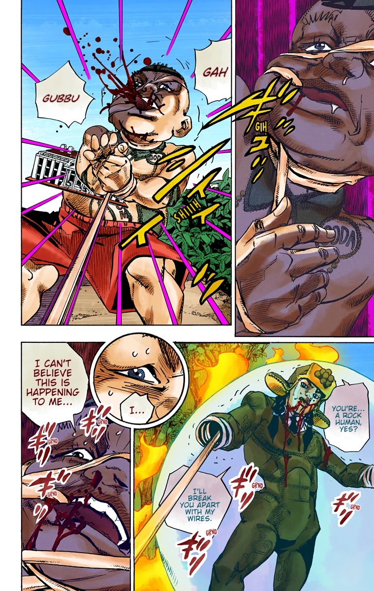 JoJo's Bizarre Adventure Part 8 - JoJolion (Official Colored) Chapter 75 page 9 - Chapter 75: Ozone Baby's Pressure Part 3