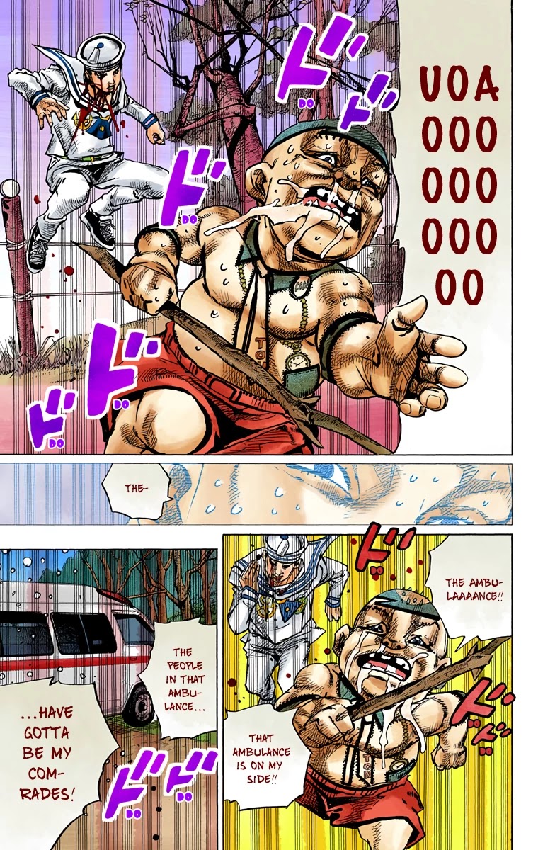JoJo's Bizarre Adventure Part 8 - JoJolion (Official Colored) Chapter 76 page 11 - Chapter 76: Ozone Baby's Pressure Part 4