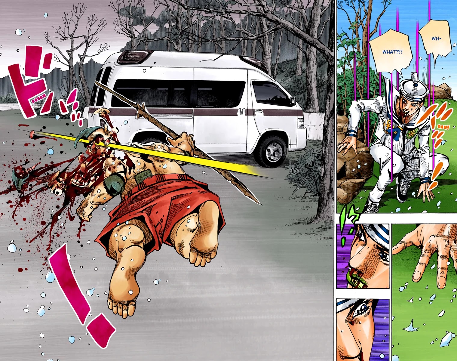 JoJo's Bizarre Adventure Part 8 - JoJolion (Official Colored) Chapter 76 page 15 - Chapter 76: Ozone Baby's Pressure Part 4