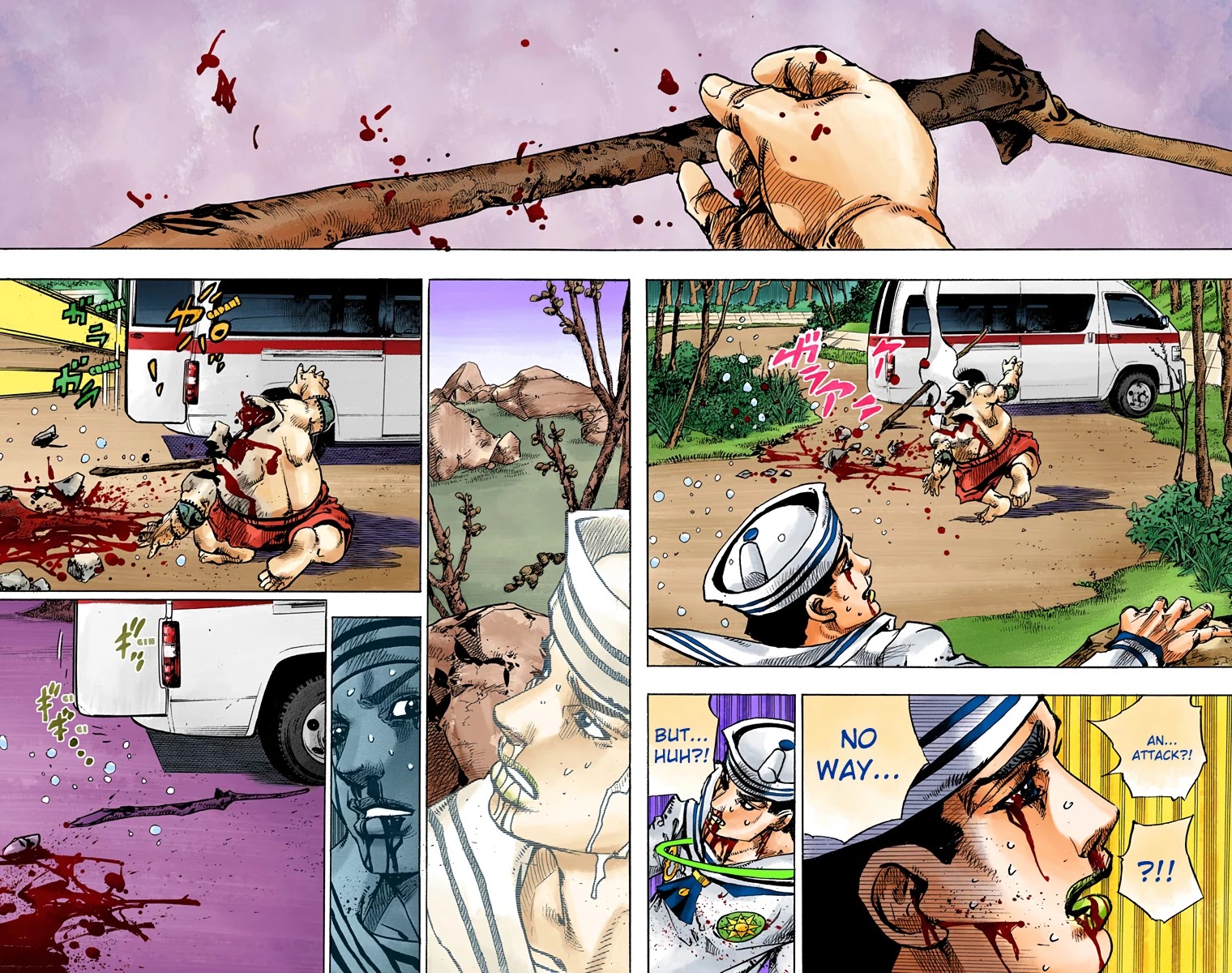 JoJo's Bizarre Adventure Part 8 - JoJolion (Official Colored) Chapter 76 page 16 - Chapter 76: Ozone Baby's Pressure Part 4