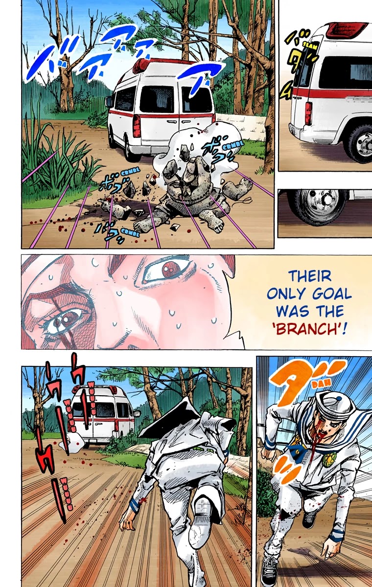 JoJo's Bizarre Adventure Part 8 - JoJolion (Official Colored) Chapter 76 page 18 - Chapter 76: Ozone Baby's Pressure Part 4