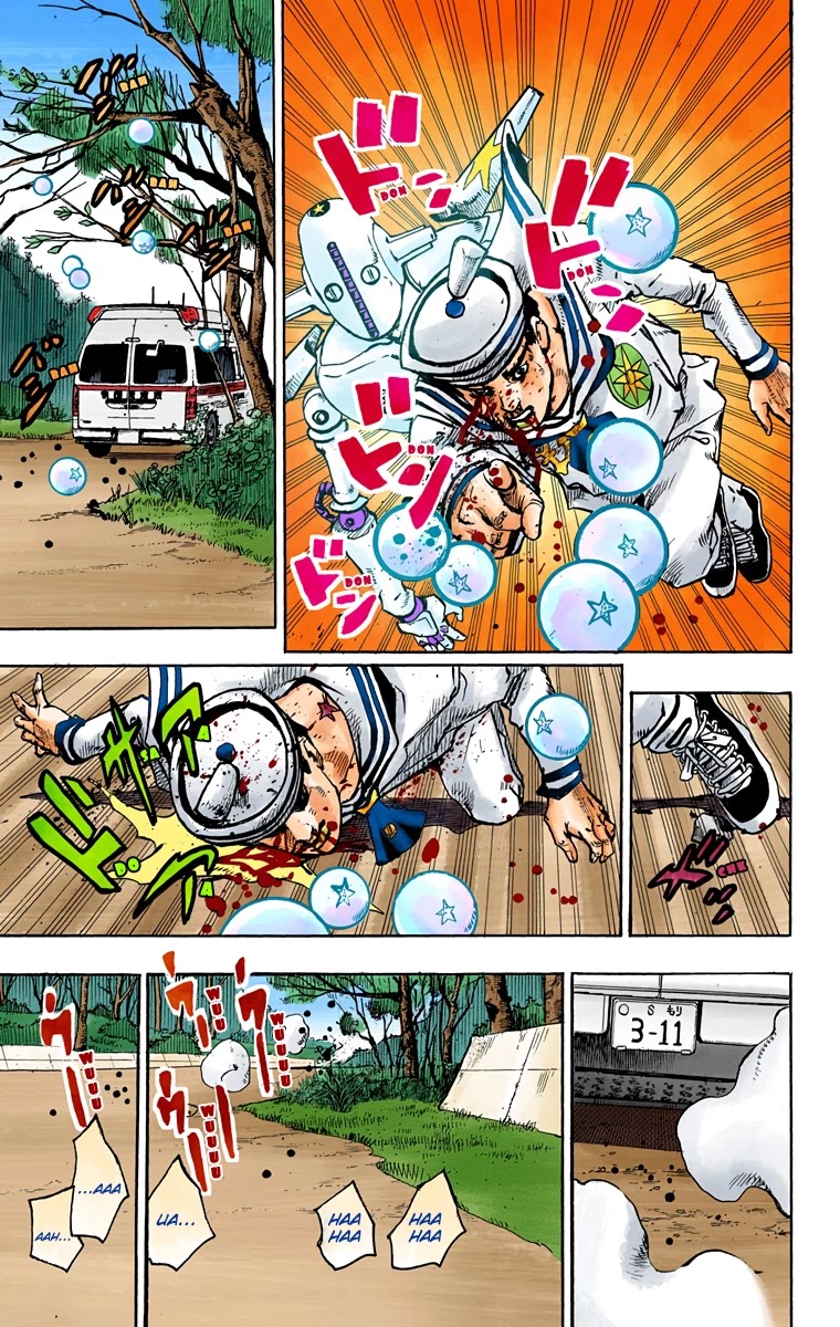 JoJo's Bizarre Adventure Part 8 - JoJolion (Official Colored) Chapter 76 page 19 - Chapter 76: Ozone Baby's Pressure Part 4