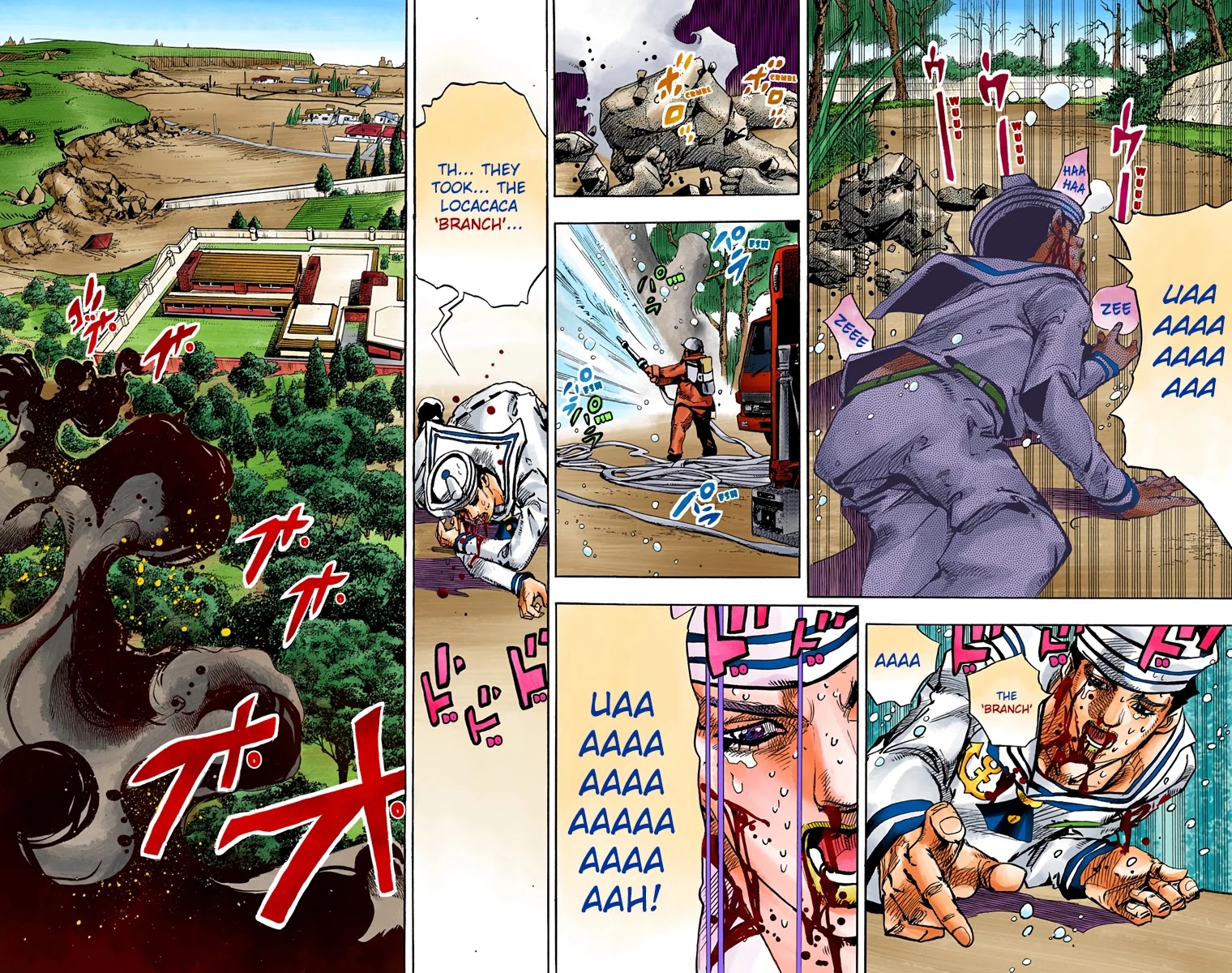 JoJo's Bizarre Adventure Part 8 - JoJolion (Official Colored) Chapter 76 page 20 - Chapter 76: Ozone Baby's Pressure Part 4