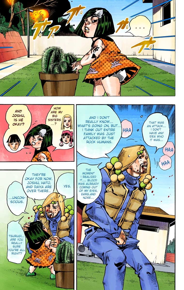 JoJo's Bizarre Adventure Part 8 - JoJolion (Official Colored) Chapter 76 page 22 - Chapter 76: Ozone Baby's Pressure Part 4