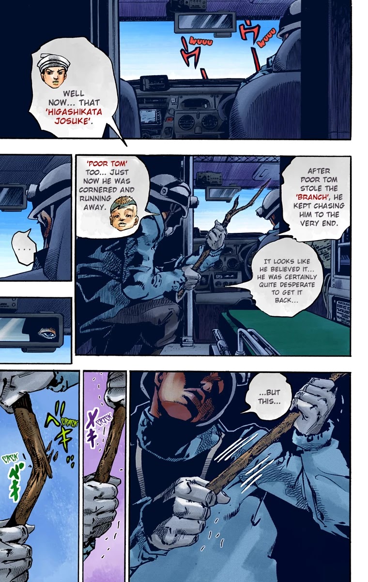 JoJo's Bizarre Adventure Part 8 - JoJolion (Official Colored) Chapter 76 page 28 - Chapter 76: Ozone Baby's Pressure Part 4