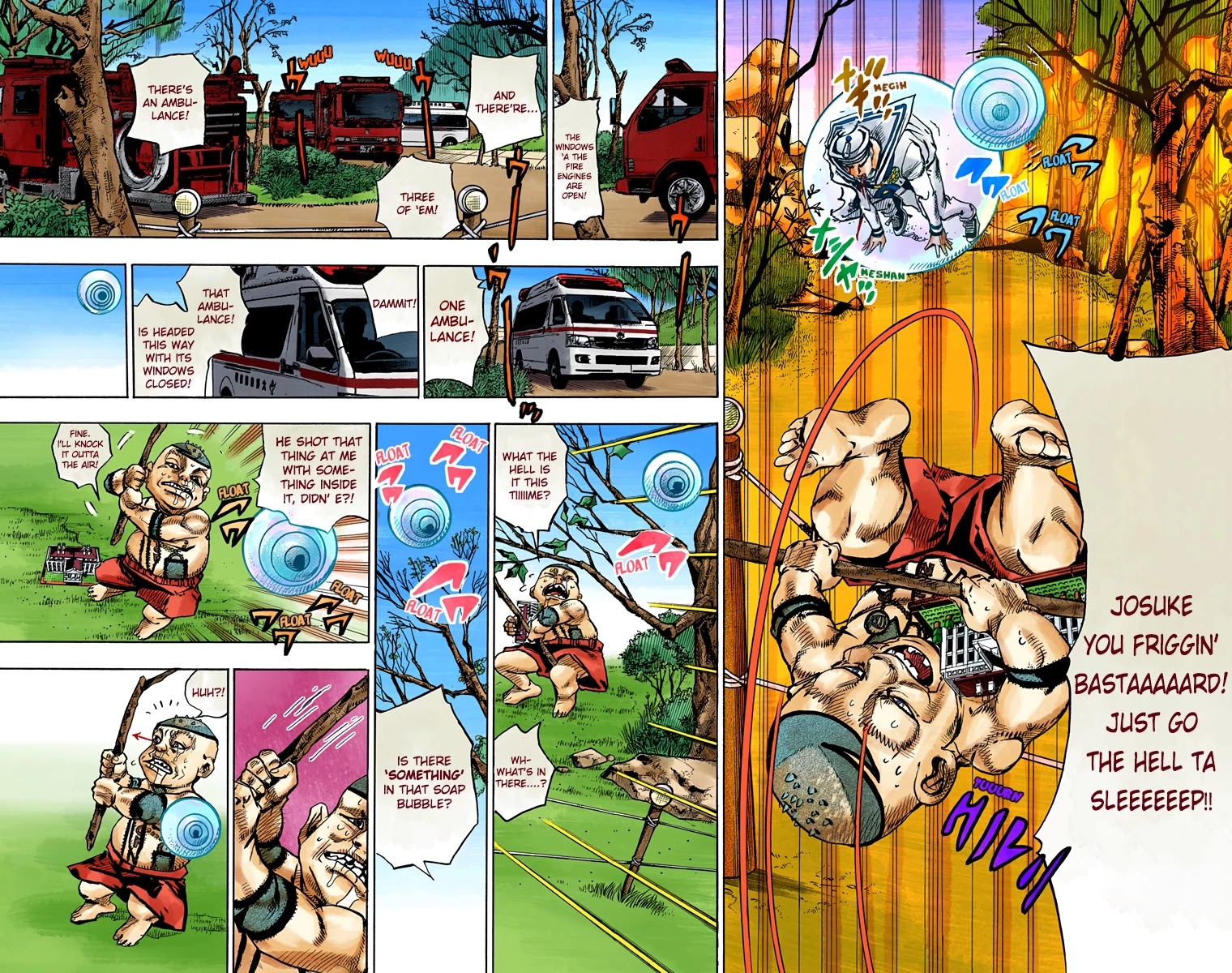 JoJo's Bizarre Adventure Part 8 - JoJolion (Official Colored) Chapter 76 page 3 - Chapter 76: Ozone Baby's Pressure Part 4