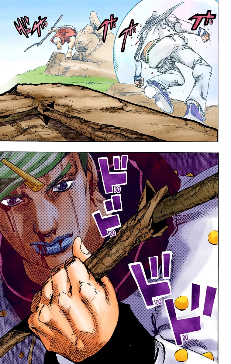 JoJo's Bizarre Adventure Part 8 - JoJolion (Official Colored) Chapter 76 page 32 - Chapter 76: Ozone Baby's Pressure Part 4