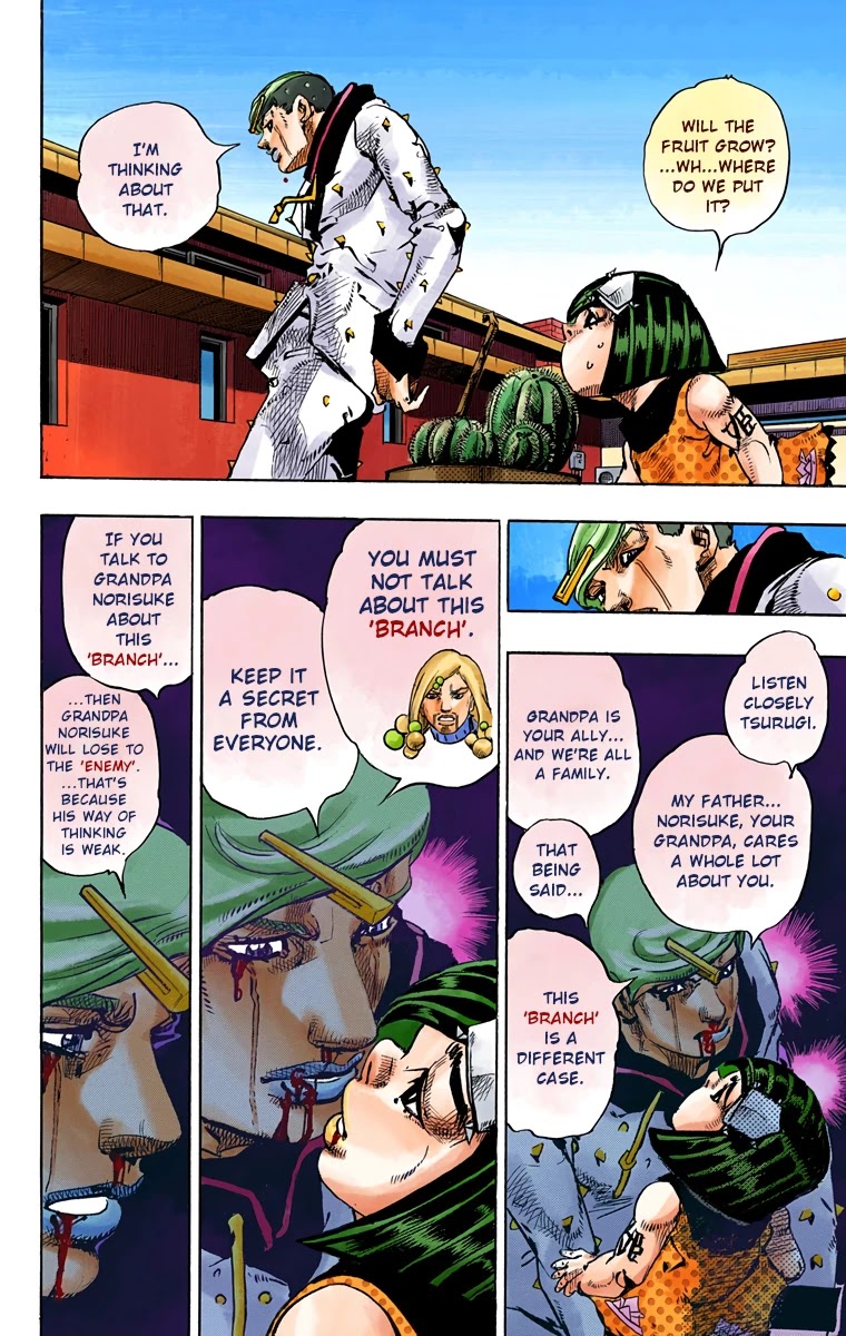 JoJo's Bizarre Adventure Part 8 - JoJolion (Official Colored) Chapter 76 page 35 - Chapter 76: Ozone Baby's Pressure Part 4