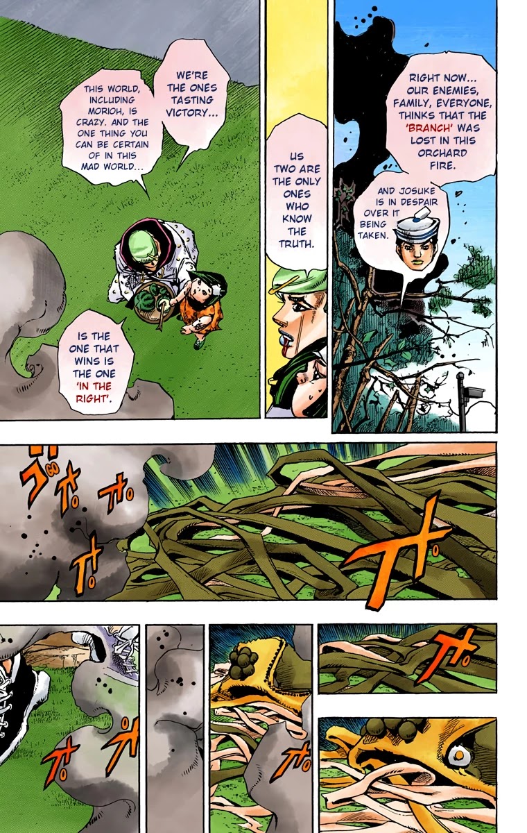 JoJo's Bizarre Adventure Part 8 - JoJolion (Official Colored) Chapter 76 page 36 - Chapter 76: Ozone Baby's Pressure Part 4