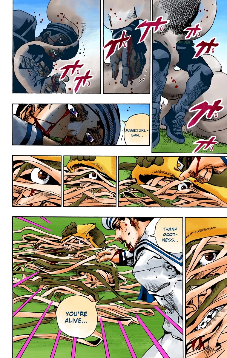 JoJo's Bizarre Adventure Part 8 - JoJolion (Official Colored) Chapter 76 page 37 - Chapter 76: Ozone Baby's Pressure Part 4
