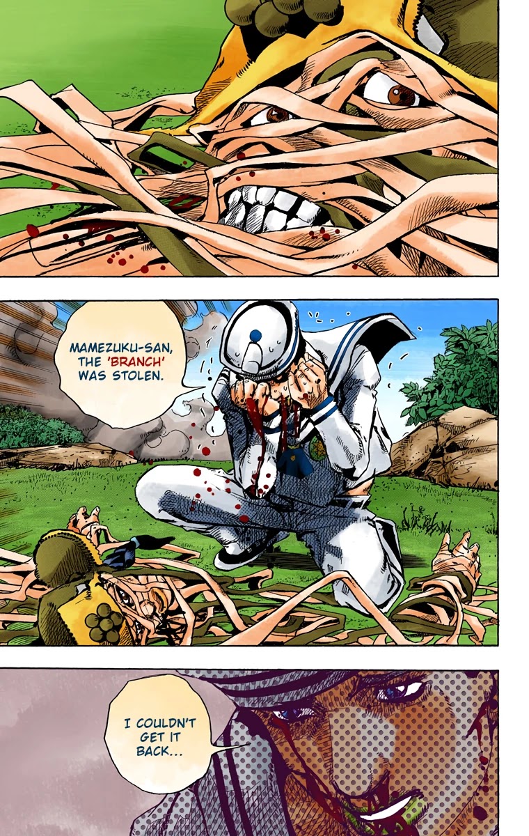 JoJo's Bizarre Adventure Part 8 - JoJolion (Official Colored) Chapter 76 page 38 - Chapter 76: Ozone Baby's Pressure Part 4