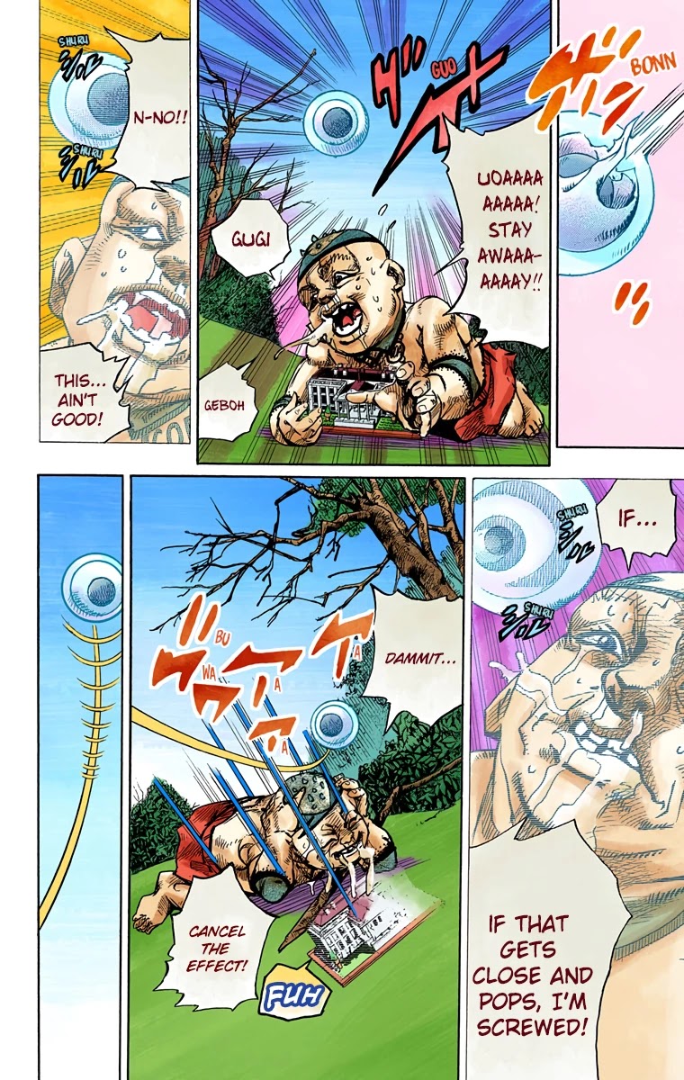 JoJo's Bizarre Adventure Part 8 - JoJolion (Official Colored) Chapter 76 page 6 - Chapter 76: Ozone Baby's Pressure Part 4