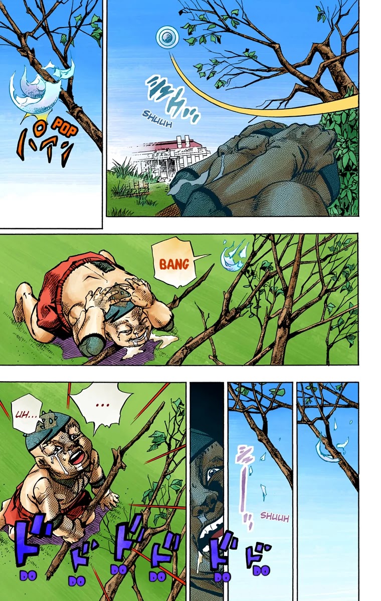 JoJo's Bizarre Adventure Part 8 - JoJolion (Official Colored) Chapter 76 page 7 - Chapter 76: Ozone Baby's Pressure Part 4