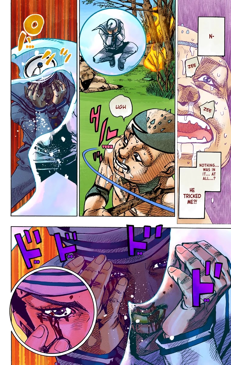 JoJo's Bizarre Adventure Part 8 - JoJolion (Official Colored) Chapter 76 page 8 - Chapter 76: Ozone Baby's Pressure Part 4