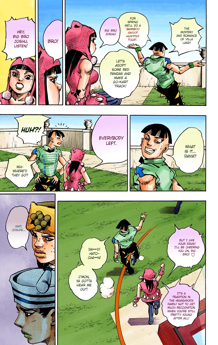 JoJo's Bizarre Adventure Part 8 - JoJolion (Official Colored) Chapter 77 page 11 - Chapter 77: Let's Go to TG University Hospital