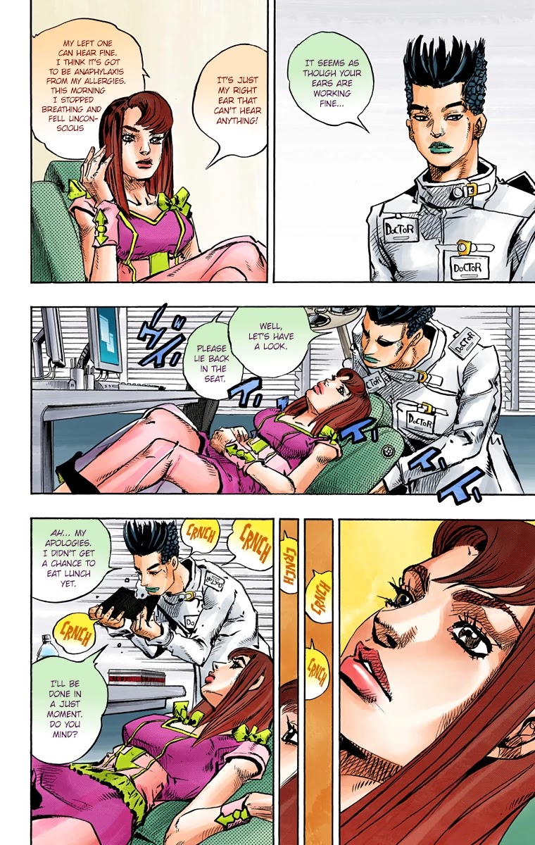 JoJo's Bizarre Adventure Part 8 - JoJolion (Official Colored) Chapter 77 page 20 - Chapter 77: Let's Go to TG University Hospital