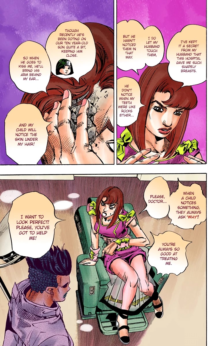 JoJo's Bizarre Adventure Part 8 - JoJolion (Official Colored) Chapter 77 page 29 - Chapter 77: Let's Go to TG University Hospital