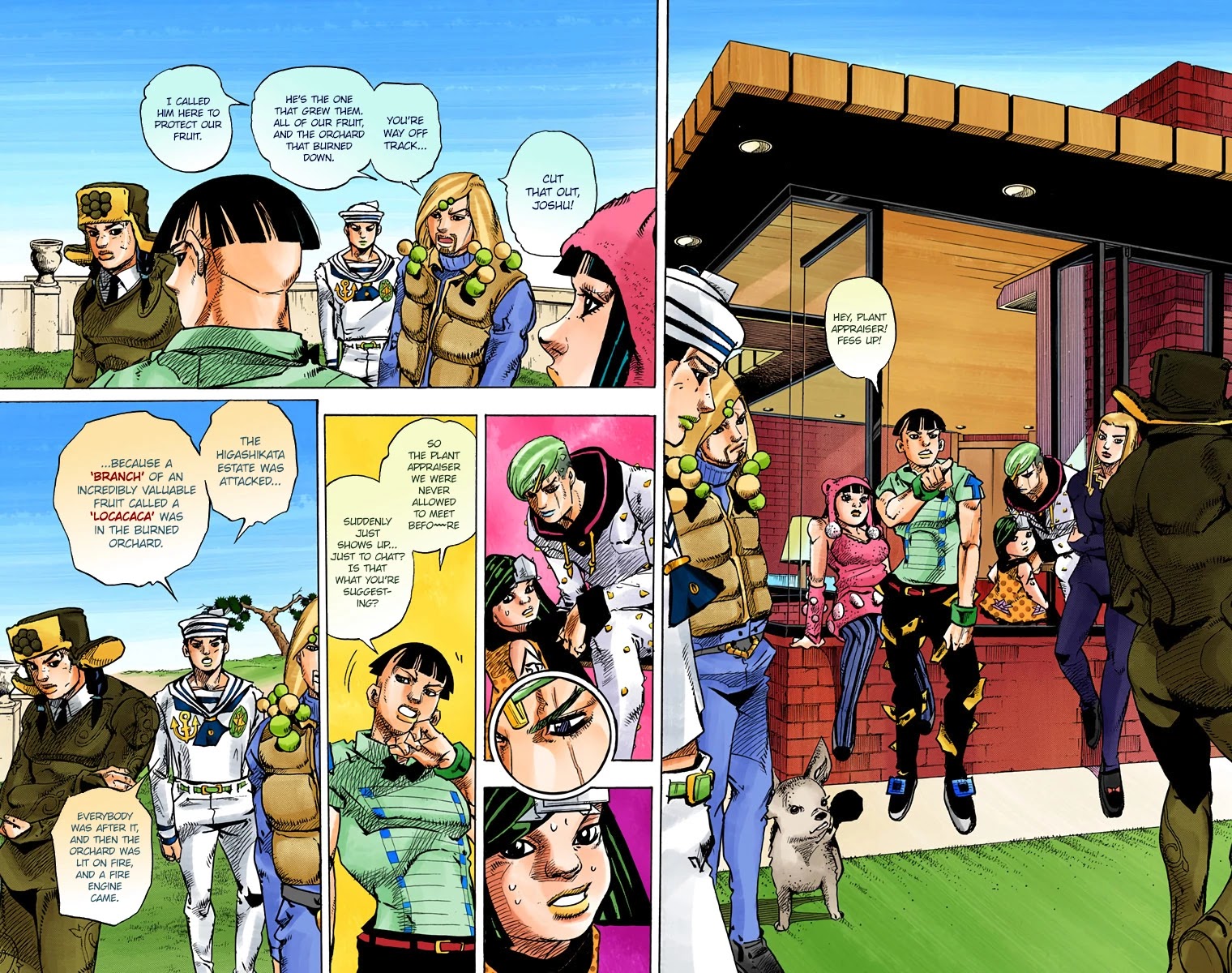 JoJo's Bizarre Adventure Part 8 - JoJolion (Official Colored) Chapter 77 page 5 - Chapter 77: Let's Go to TG University Hospital