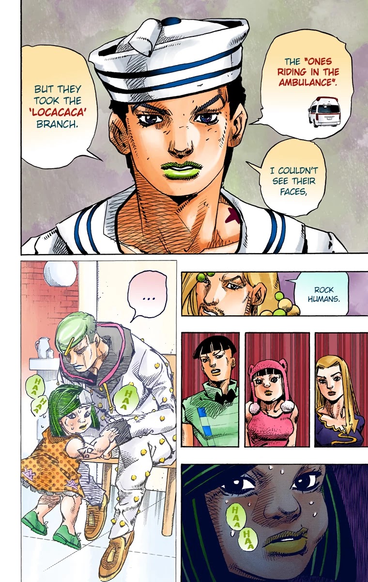 JoJo's Bizarre Adventure Part 8 - JoJolion (Official Colored) Chapter 77 page 6 - Chapter 77: Let's Go to TG University Hospital