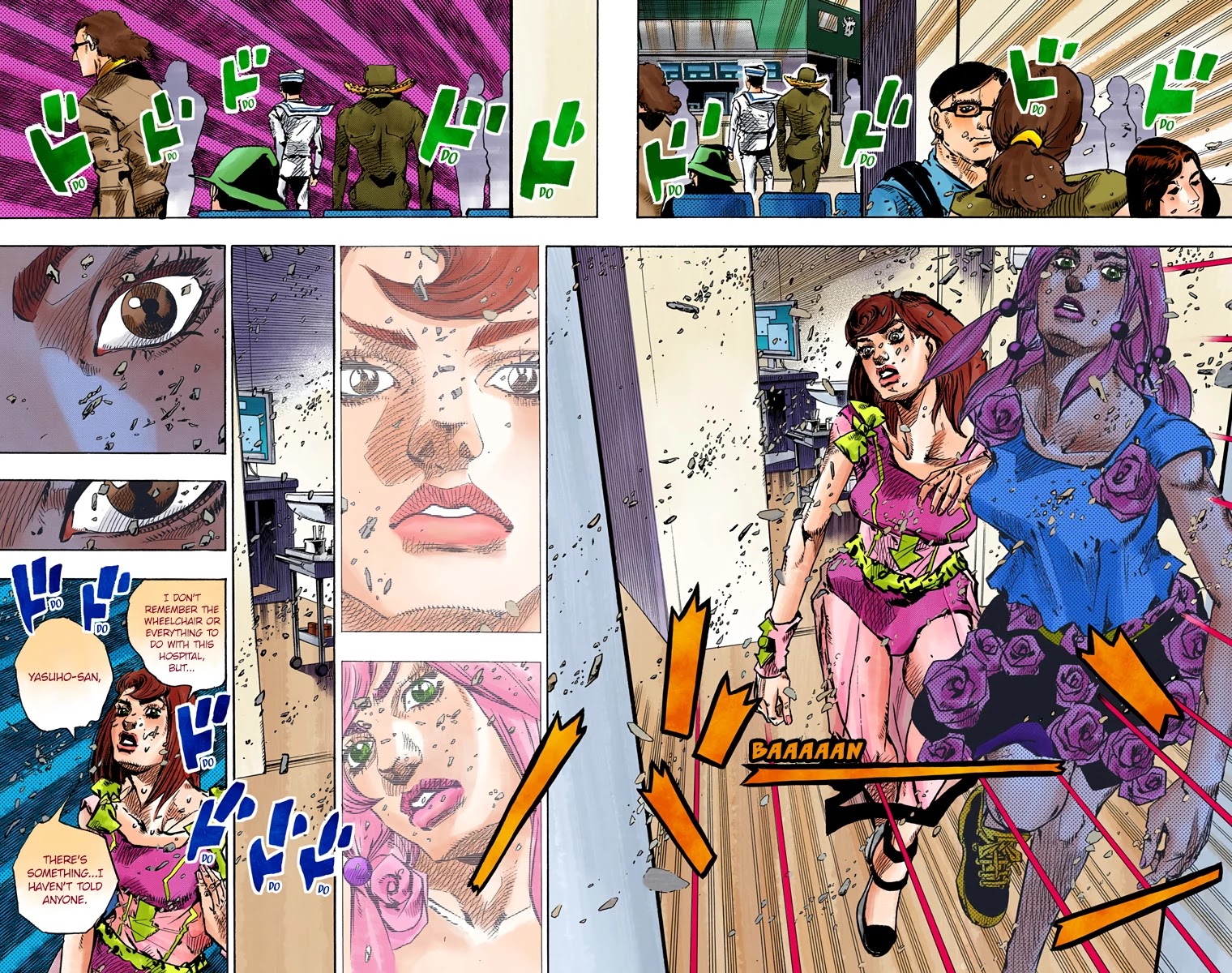 JoJo's Bizarre Adventure Part 8 - JoJolion (Official Colored) Chapter 79 page 34 - Chapter 79: Doctor Wu and Awaking III Leaves Part 1