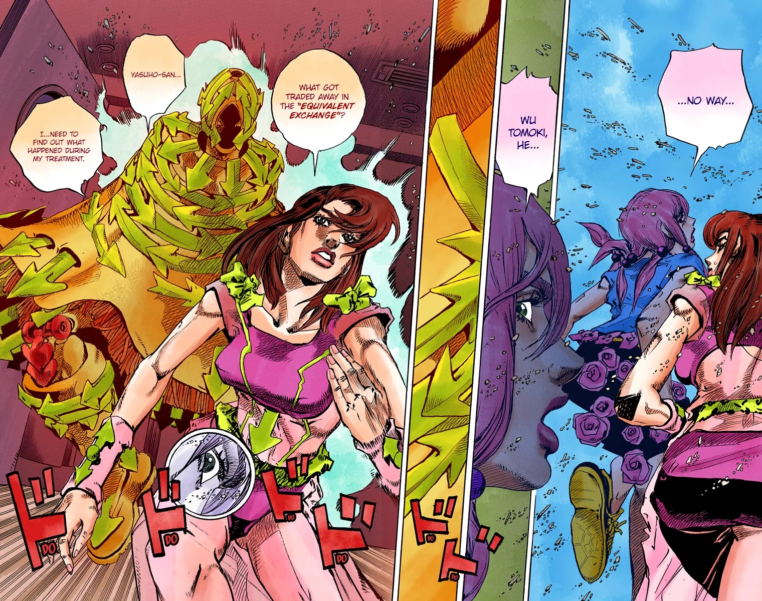 JoJo's Bizarre Adventure Part 8 - JoJolion (Official Colored) Chapter 79 page 37 - Chapter 79: Doctor Wu and Awaking III Leaves Part 1