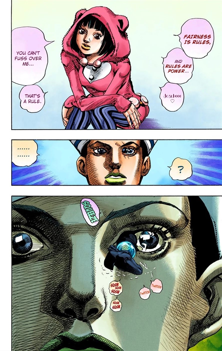 JoJo's Bizarre Adventure Part 8 - JoJolion (Official Colored) Chapter 8 page 10 - Chapter 8: California King Bed Part 1