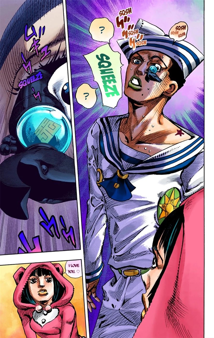 JoJo's Bizarre Adventure Part 8 - JoJolion (Official Colored) Chapter 8 page 11 - Chapter 8: California King Bed Part 1