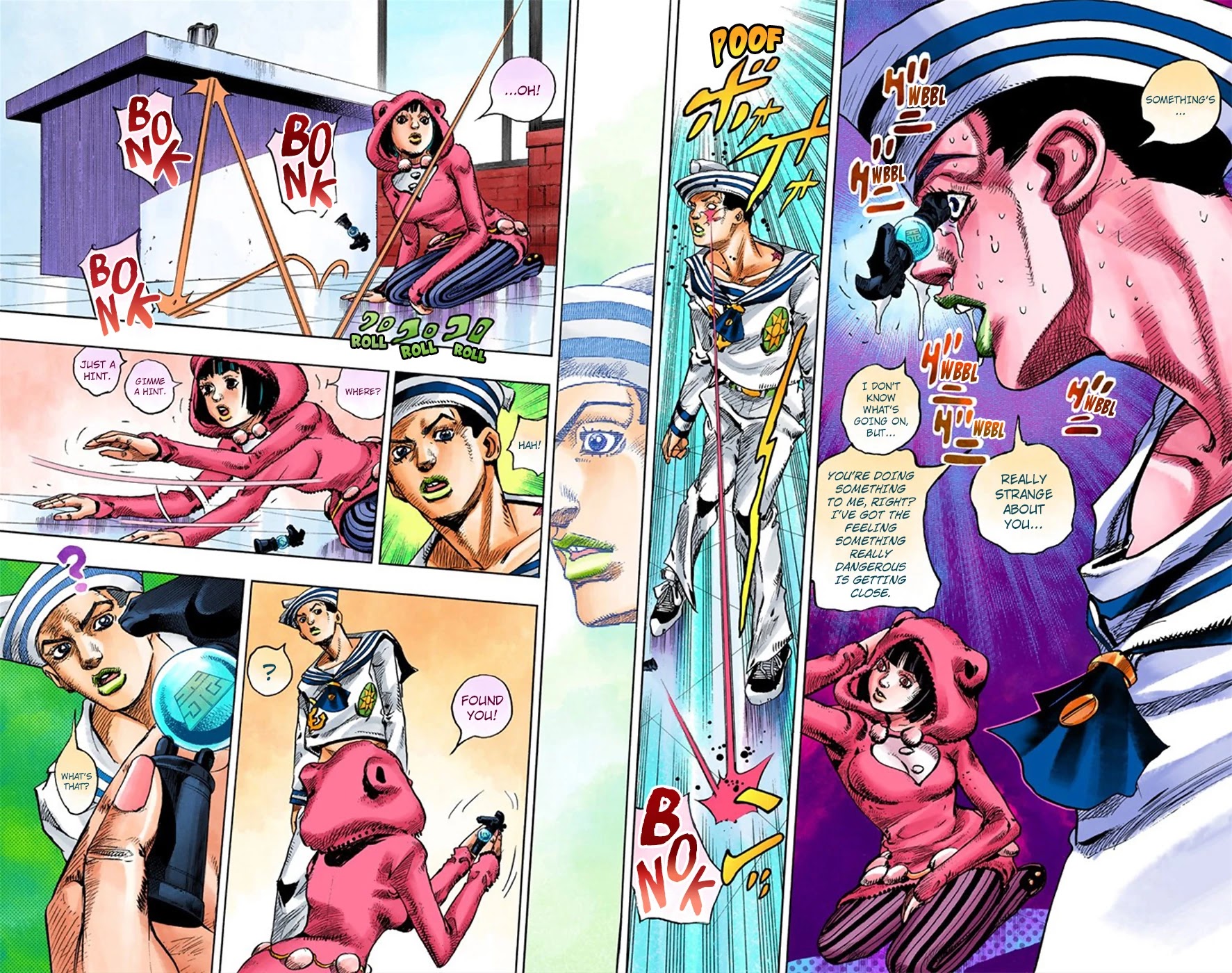 JoJo's Bizarre Adventure Part 8 - JoJolion (Official Colored) Chapter 8 page 12 - Chapter 8: California King Bed Part 1