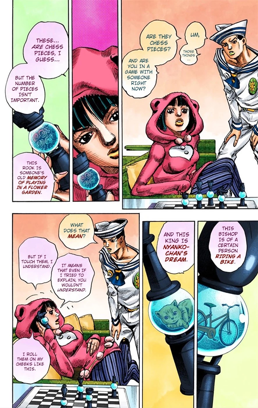 JoJo's Bizarre Adventure Part 8 - JoJolion (Official Colored) Chapter 8 page 15 - Chapter 8: California King Bed Part 1