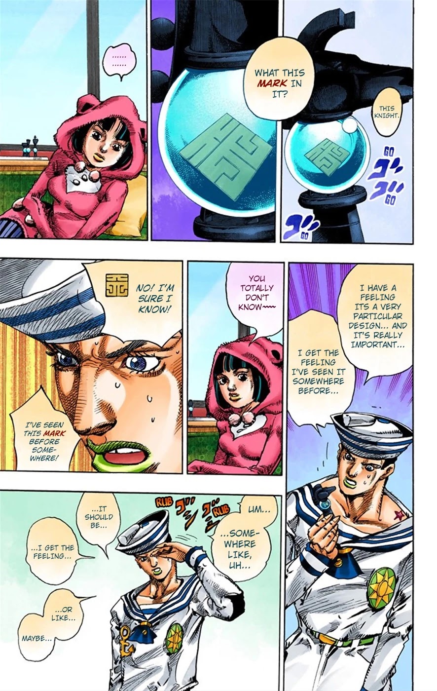 JoJo's Bizarre Adventure Part 8 - JoJolion (Official Colored) Chapter 8 page 16 - Chapter 8: California King Bed Part 1