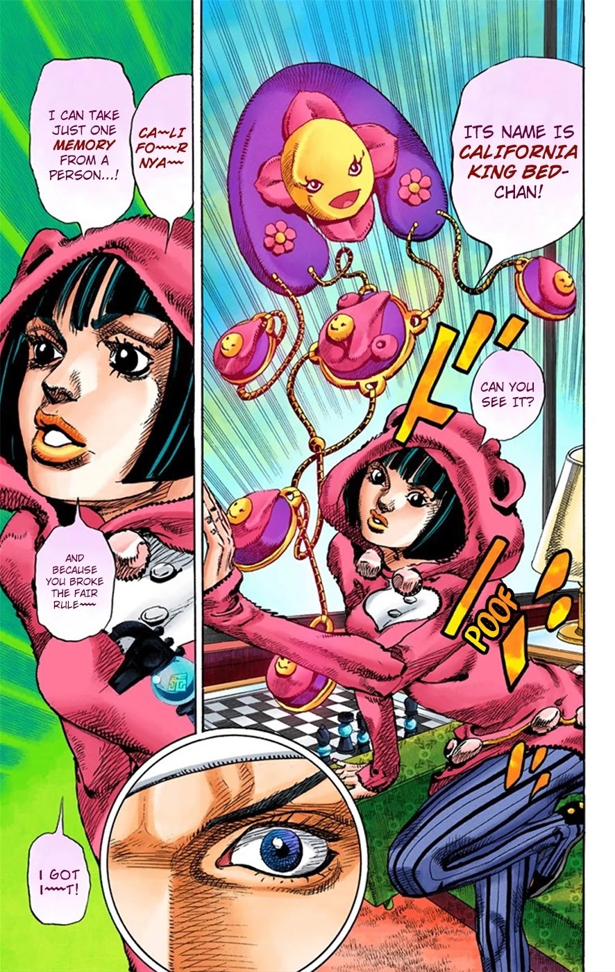 JoJo's Bizarre Adventure Part 8 - JoJolion (Official Colored) Chapter 8 page 18 - Chapter 8: California King Bed Part 1