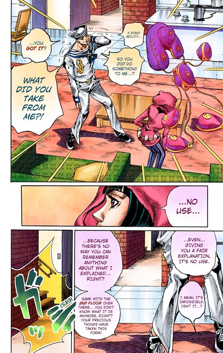 JoJo's Bizarre Adventure Part 8 - JoJolion (Official Colored) Chapter 8 page 19 - Chapter 8: California King Bed Part 1