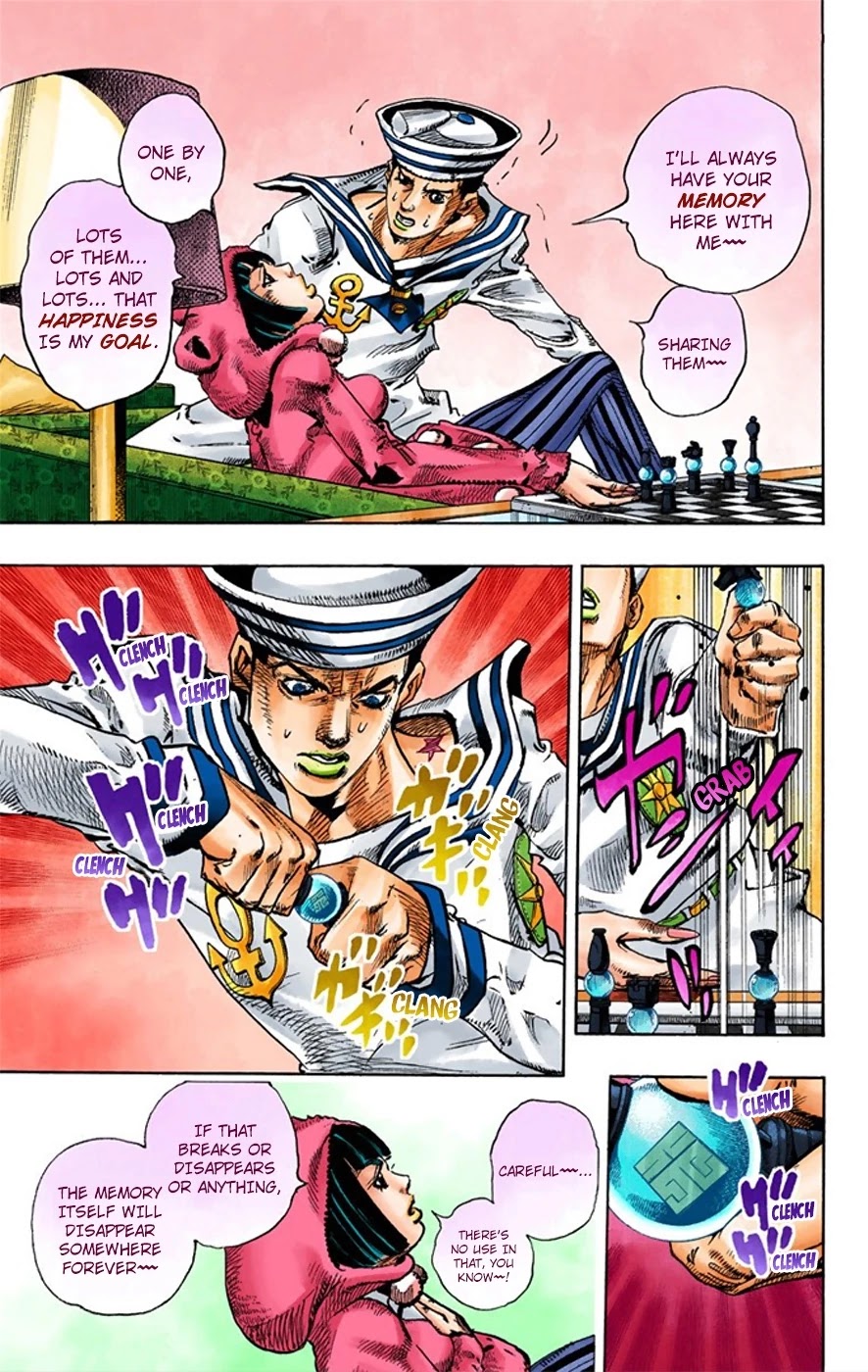 JoJo's Bizarre Adventure Part 8 - JoJolion (Official Colored) Chapter 8 page 23 - Chapter 8: California King Bed Part 1