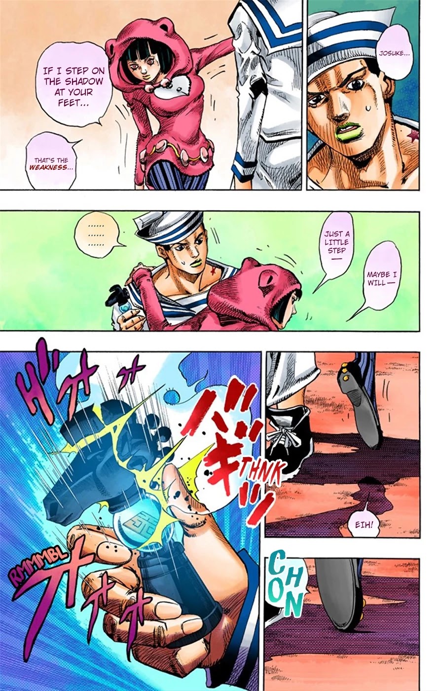 JoJo's Bizarre Adventure Part 8 - JoJolion (Official Colored) Chapter 8 page 25 - Chapter 8: California King Bed Part 1